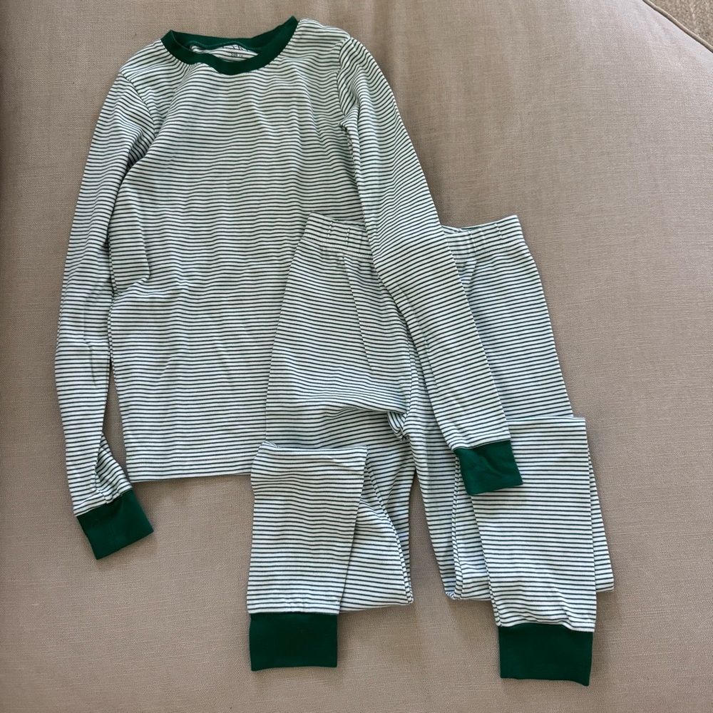 Striped Green Kids Lake Pajamas